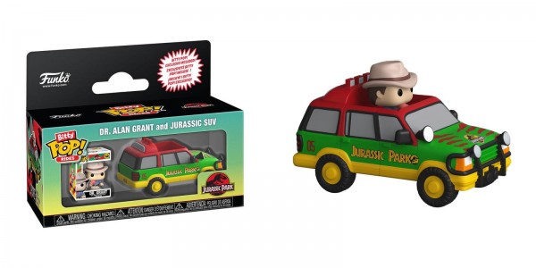 Bitty POP Rides -Jurassic Park - Dr. Alan and SUV