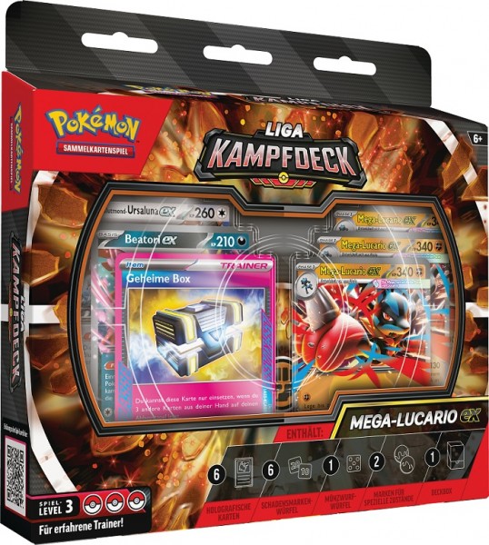 Pokémon Cards Liga-Kampfdeck Mega-Lucario-ex DE6ct