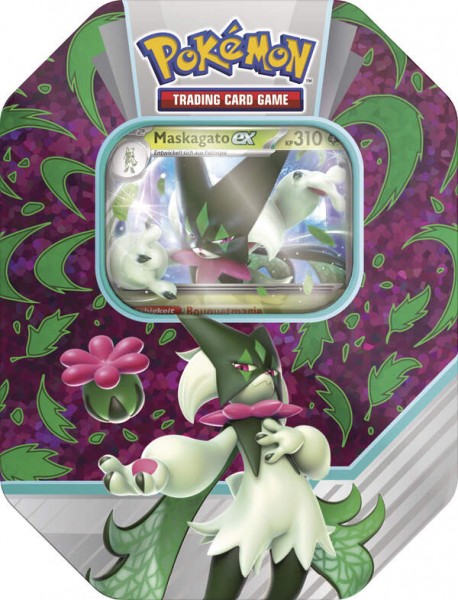 Pokémon Cards Tin Box #109 Maskagato EX DE