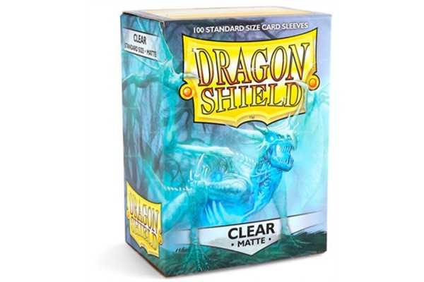 Dragon Shield Sleeves Matte Clear (100ct)