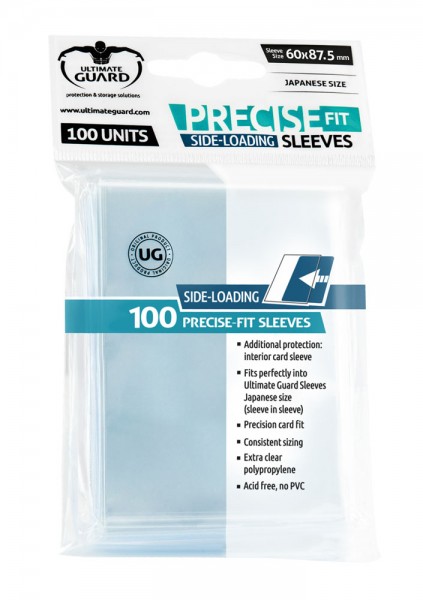 UG Precise-Fit Sleeves Side-Loading Jap.Clear100ct