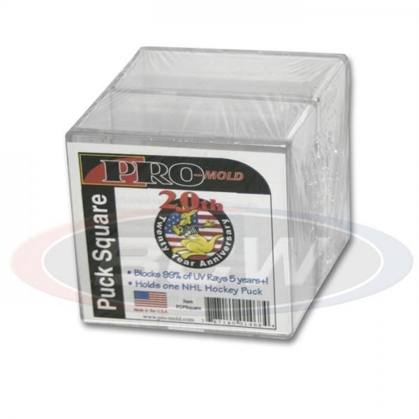 BCW PRO-MOLD Hockey Puck Square Holder (2 ct.)