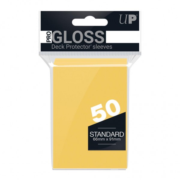 UP Deck Protector Sleeves Yellow (50 ct.)