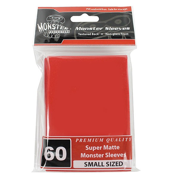 Monster Sleeves Super Matte Japan Red (60 ct.)