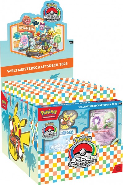 Pokémon Cards Weltmeisterschaftsdeck 2025 DE (8ct)