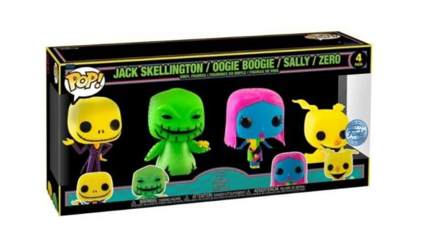 POP - Movie - Nightmare before Christmas 4er-Pack