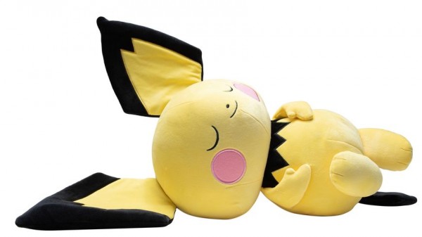 Pokémon Plüsch - schlafender Pichu 45 cm