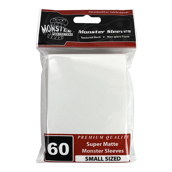 Monster Sleeves Super Matte Japan White (60 ct.)