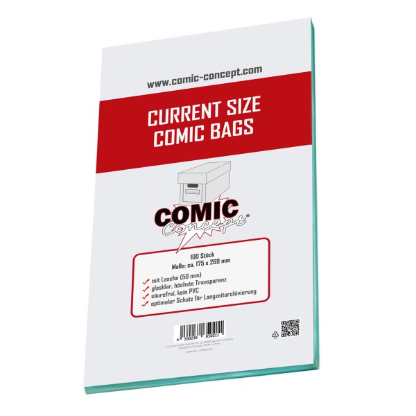 Comic Concept Comic Bags Current Size (100 ct.)
