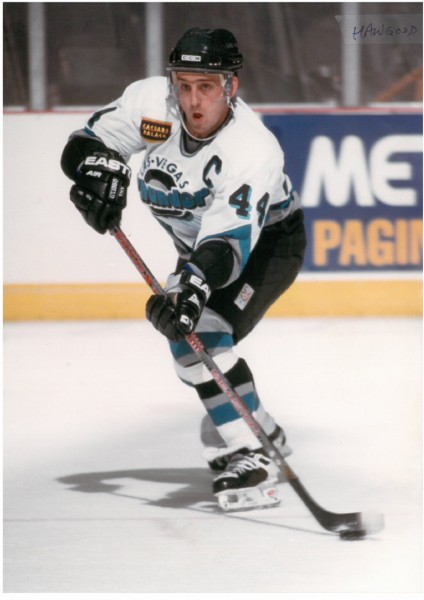 NHL Greg Hawgood (Las Vegas Thunder) 20x25 cm Foto