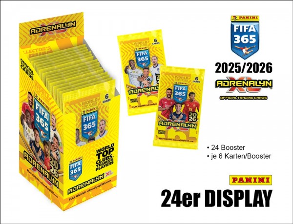 2025/26 FIFA 365 Adrenalyn XL TC Booster (24ct)