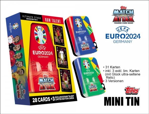 UEFA EURO 2024 Match Attax TC Mini Tin