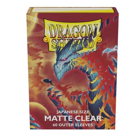 Dragon Shield Outer Sleeves Jap. Matte Clear 60 ct