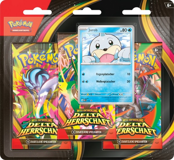 Pokémon Cards ME06 Delta Herrschaft 3-Pack Bli. DE