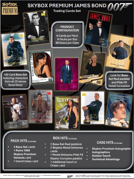 Skybox Premium James Bond Trading Cards (Blaster)