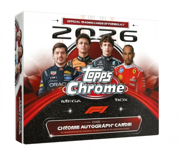 2026 Topps Chrome Formula 1/Formel 1 (Mega Box)