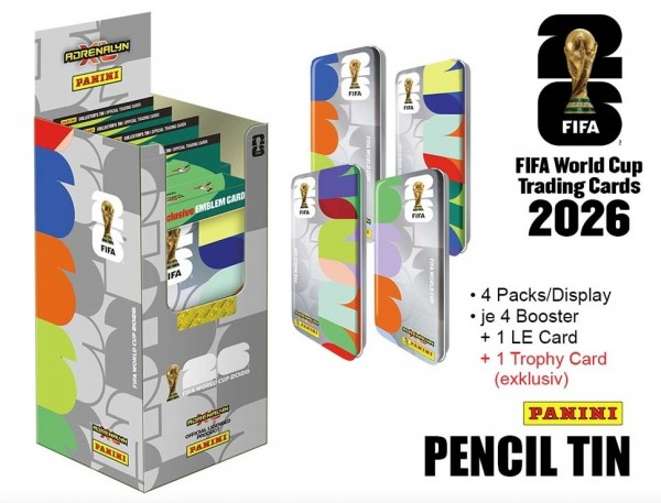 2026 FIFA World Cup Adrenalyn XL Pencil Tin (4ct.)