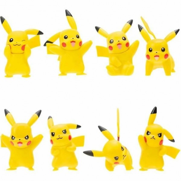 Pokémon Battle Figure Multi-Pack Pikachu 8er-Set