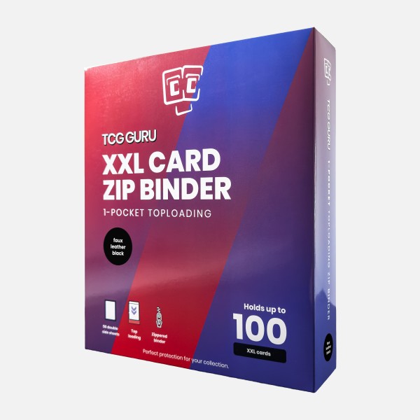TCG Guru XXL Card Zip Binder XenonBlack Toploading