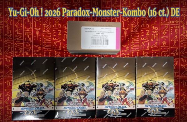 Yu-Gi-Oh ! 2026 Paradox-Monster-Kombo (16 ct.) DE