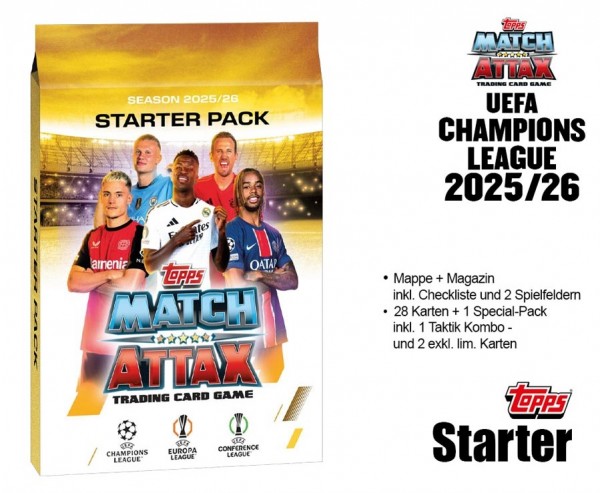2025-26 Match Attax UEFA Champions League Starter