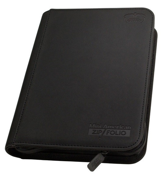 UG Mini American 9-Pocket ZipFolio XenoSkin Black