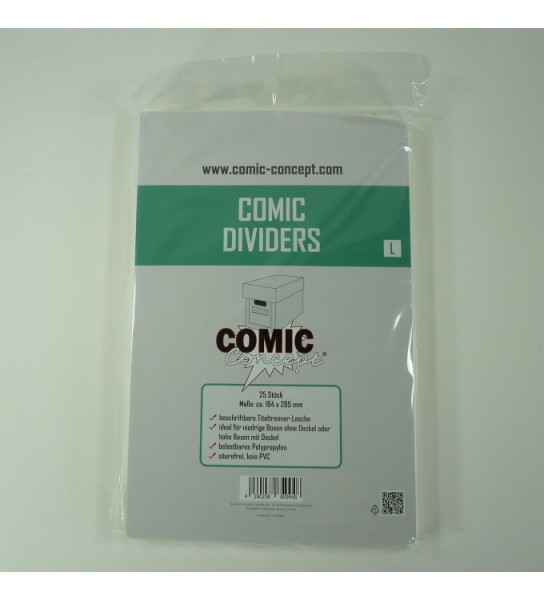 Comic Concept Comic Dividers L 184 x 285mm (25ct.)