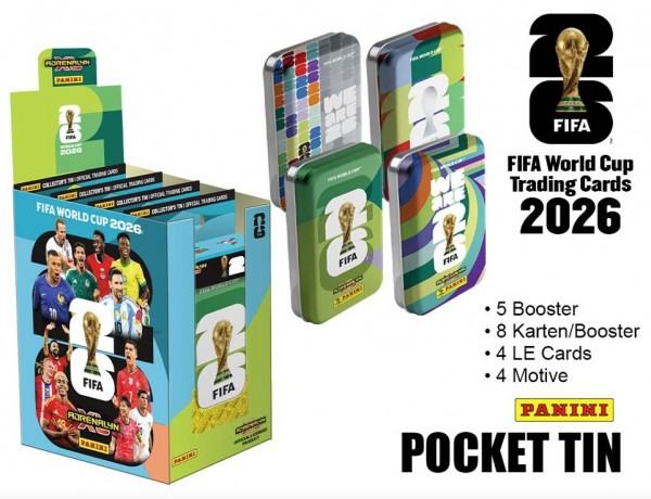 2026 FIFA World Cup Adrenalyn XL Pocket Tin (4ct.)
