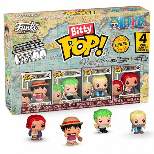 Bitty POP - One Piece - Luffy 4er-Pack