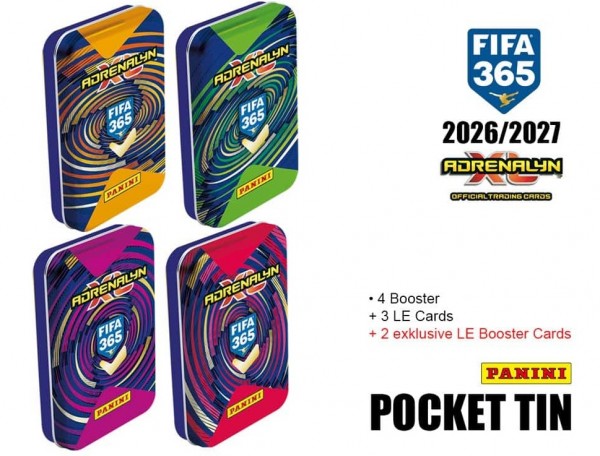 2026/27 FIFA 365 Adrenalyn XL TC Pocket Tin 4.ct