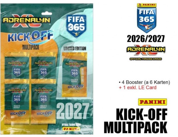 2026/27 FIFA 365 Adrenalyn XL Kick-Off Multipack