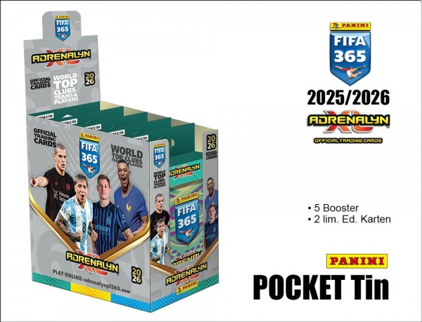 2025/26 FIFA 365 Adrenalyn XL TC Mini-Tin DE (5ct)