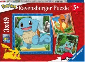 Pokemon Glumanda, Bisasam und Shiggy Puzzle 3x49 Pokemon Glumanda, Bisasam und Shiggy Puzzle 3x49