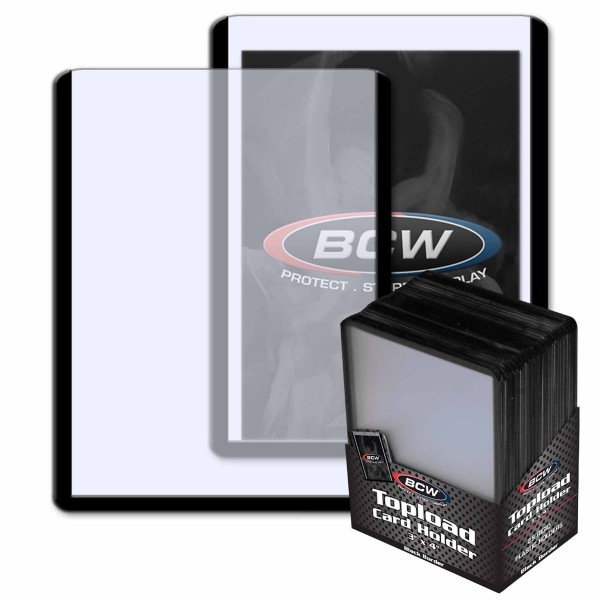 BCW Topload 3 x 4" (Black Border) (25 ct.)