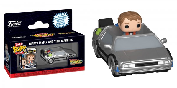 Bitty POP Rides - Marty McFly and Time Machine
