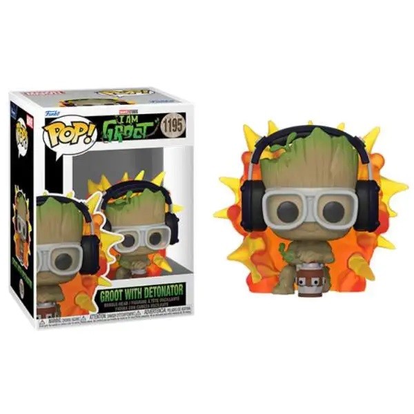 POP - Marvel - I am Groot - Groot with Detonator