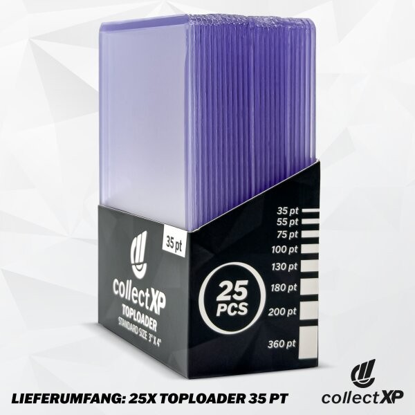 collectXP Topload 3 x 4" 35 pt. (25 ct.)