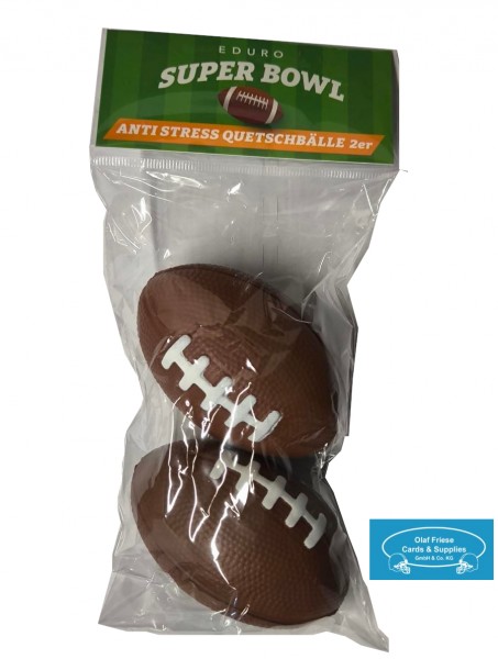 Super Bowl - Anti Stress Quetschbälle 2er-Pack