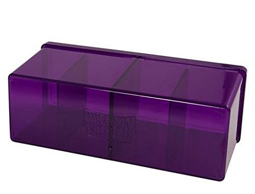 Dragon Shield Four-Compartment Storage Box Purple