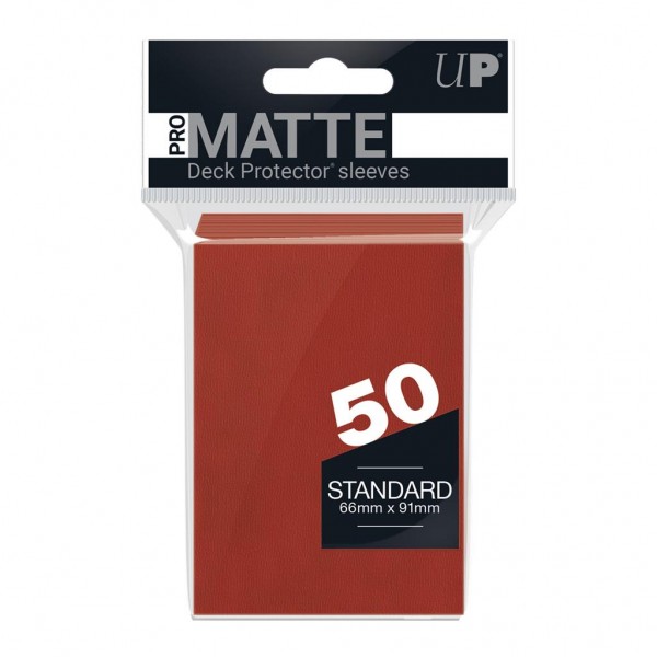 UP Pro-Matte Sleeves red (50 ct.)