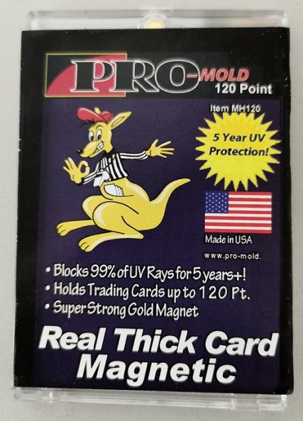 BCW PRO-MOLD MagneticCard Holder real thick 120pt