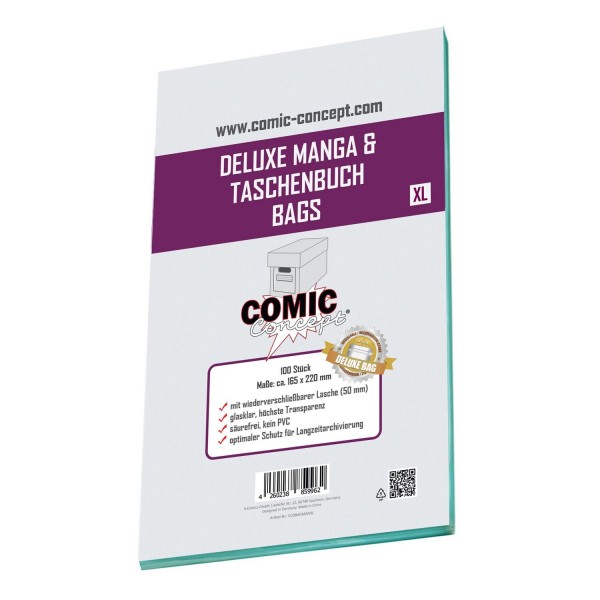 Comic Concept Deluxe Manga/Taschen BagsXL (100ct.)