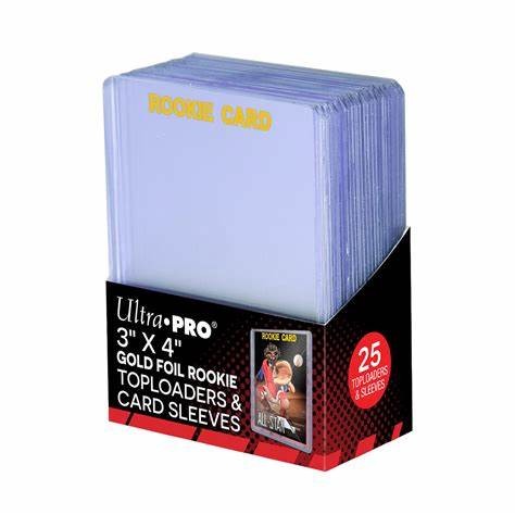 UP Topload & Card Sleeves Rookie 3 x 4" (25 ct.)
