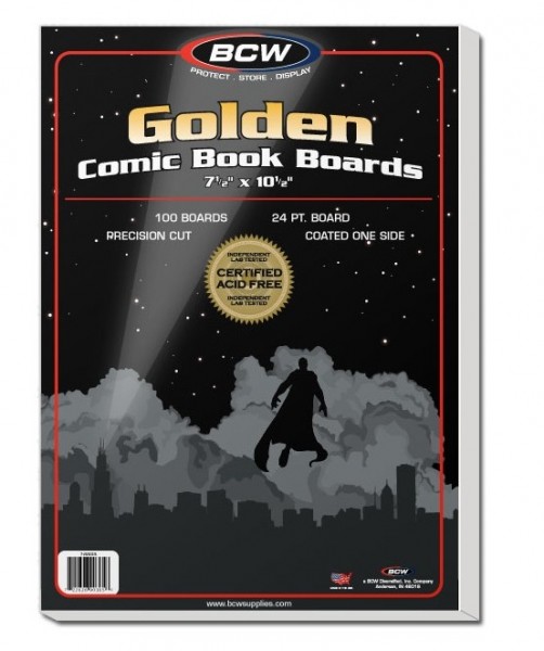 BCW Golden Comic Book Boards 24 pt. (100 ct.)