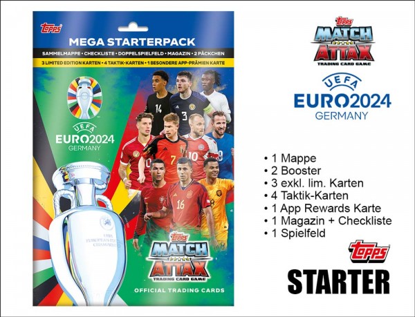 UEFA EURO 2024 Match Attax TC Mega Starterpack
