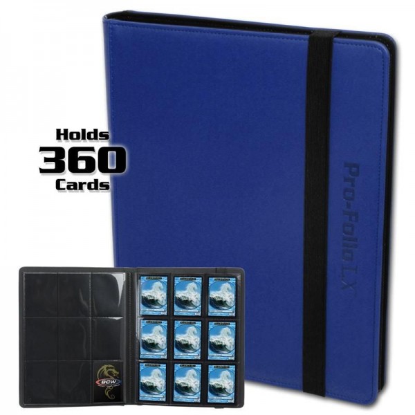 BCW Pro-Folio 9-Pocket LX Portfolio Blue