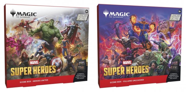 Magic Marvel Super Heroes Scene Box 4 ct. EN