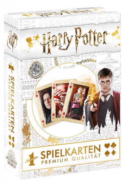 Harry Potter weiß Number 1 Spielkarten