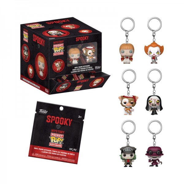 POP Keychain - Horror/Spooky Blind Bags 12er-Pack
