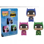 Pocket POP - Batman 3-Pack Vinyl Mini Fig. Pocket POP - Batman 3-Pack Vinyl Mini Fig.